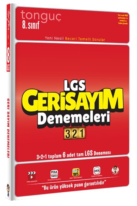 8. Sınıf LGS Geri Sayım Denemeleri 321 Tonguç Akademi