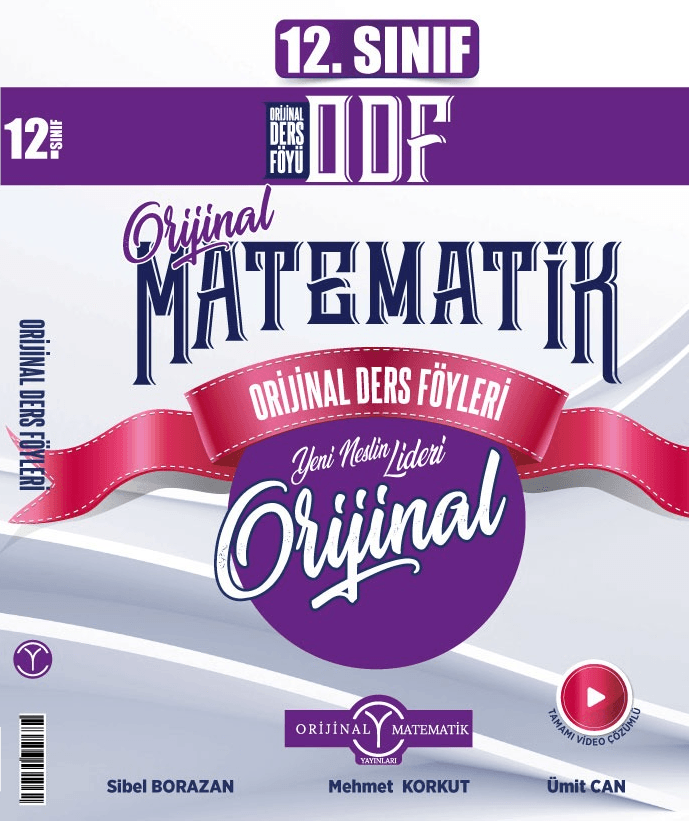 Orijinal Mikro 12. Sınıf Matematik ODF Ders Föyleri