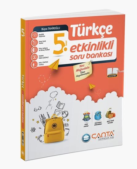 Çanta Yayınları 5. Sınıf Türkçe Etkinlikli Kazanım Soru Bankası