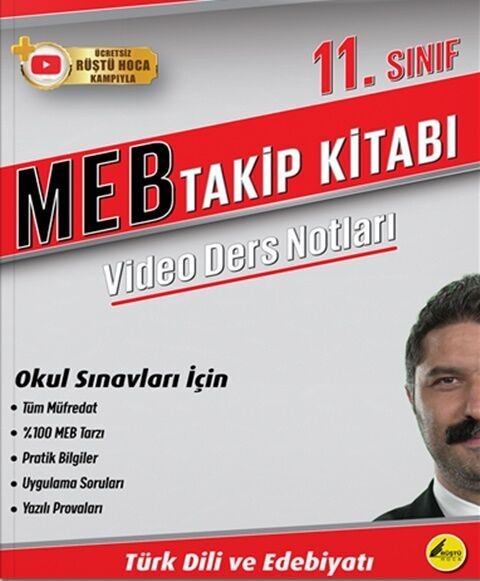11. Sınıf Türk Dili ve Edebiyatı MEB Takip Kitabı Rüştü Hoca