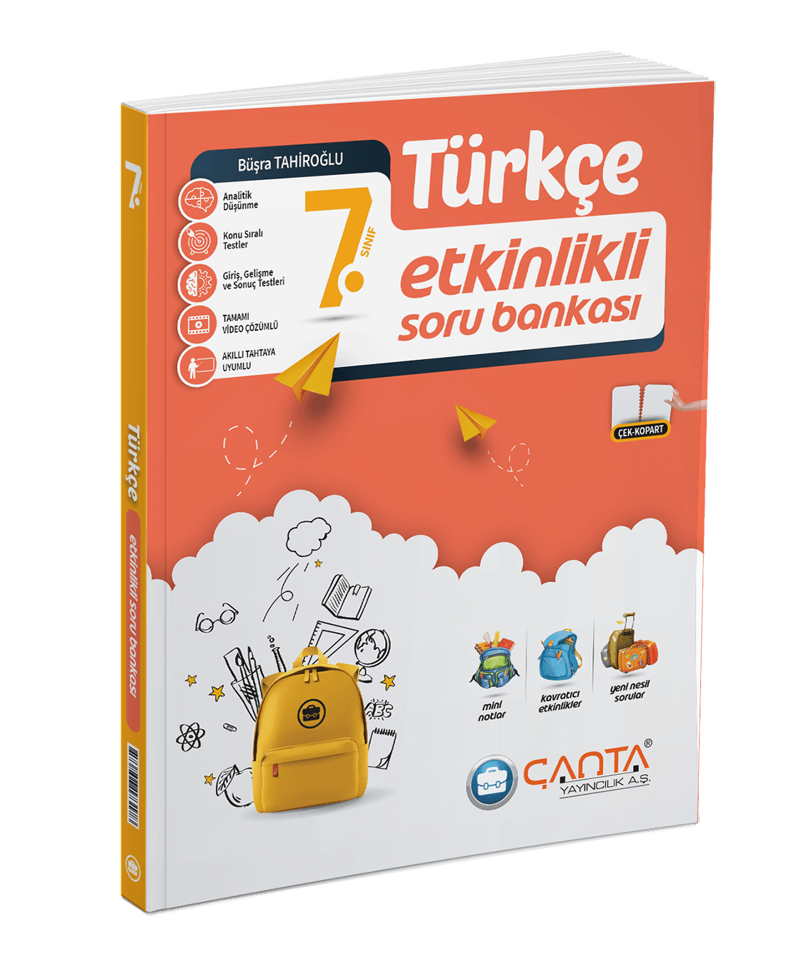 Çanta Yayınları 7. Sınıf Türkçe Etkinlikli Kazanım Soru Bankası