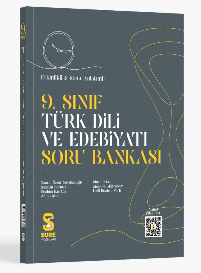 Süre Yayınları 9. Sınıf Türk Dili ve Edebiyatı Konu Anlatımlı Soru Bankası