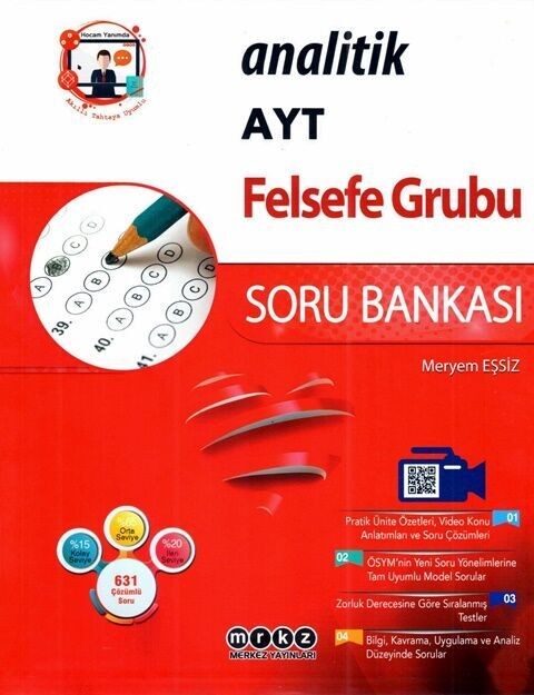 Merkez Yayınları AYT Felsefe Grubu Analitik Soru Bankası