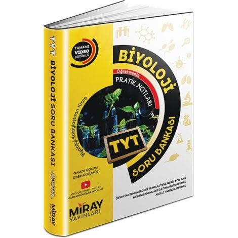 Miray Yayınları TYT Biyoloji Konu Özetli Soru Bankası