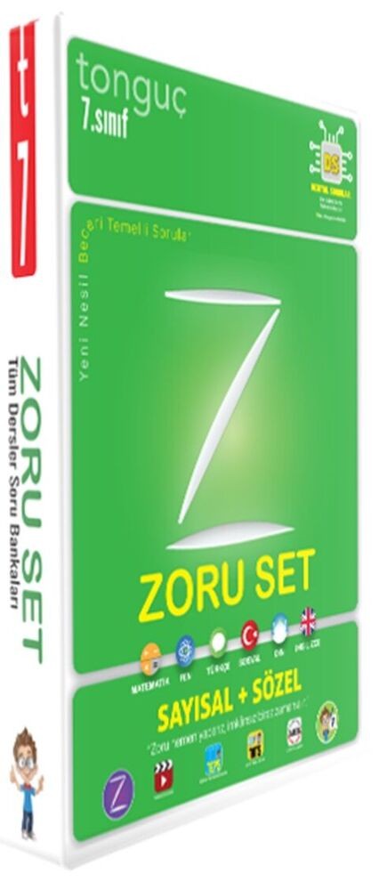 7.Sınıf Zoru Bankası Tüm Dersler Seti Tonguç Akademi