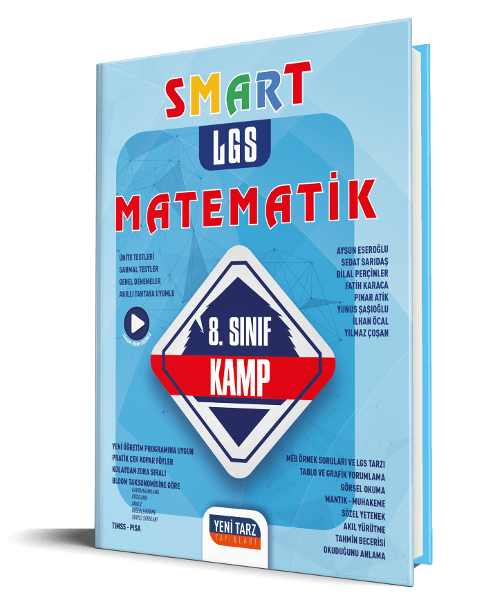 Yeni Tarz Yayınları 8. Sınıf LGS Matematik Smart Kamp