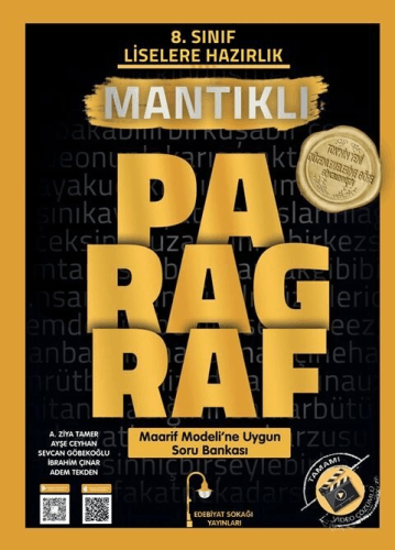 Edebiyat Sokağı Yayınları 8. Sınıf Paragraf Mantıklı Soru Bankası