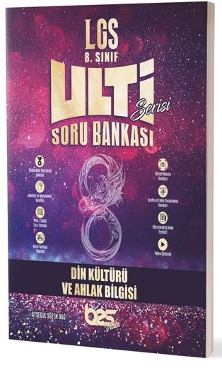 Ulti Yayınları 8. Sınıf LGS Din Kültürü ve Ahlak Bilgisi Soru Bankası