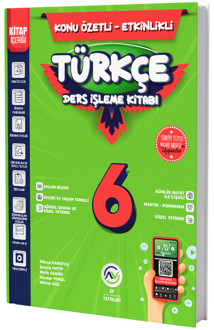 Av Yayınları 6. Sınıf Türkçe Ders İşleme Kitabı