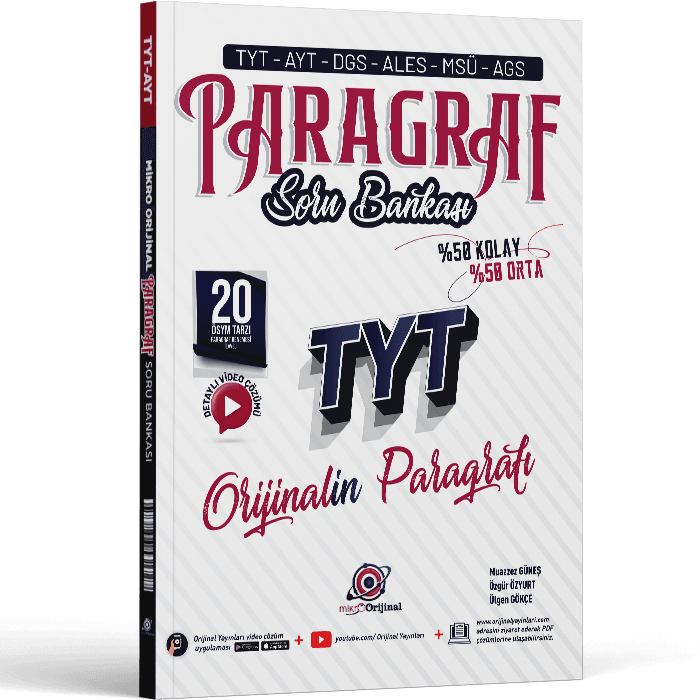 Orijinal Mikro TYT Paragraf Soru Bankası