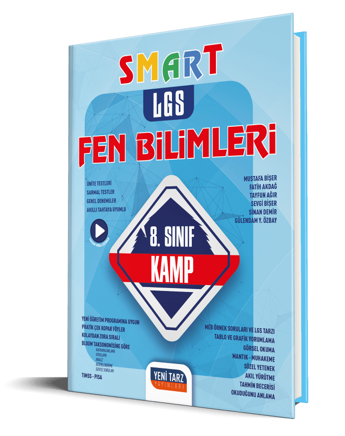 Yeni Tarz Yayınları 8. Sınıf LGS Fen Bilimleri Smart Kamp