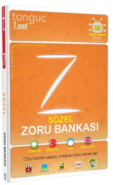 7. Sınıf Sözel Zoru Bankası Tonguç Akademi