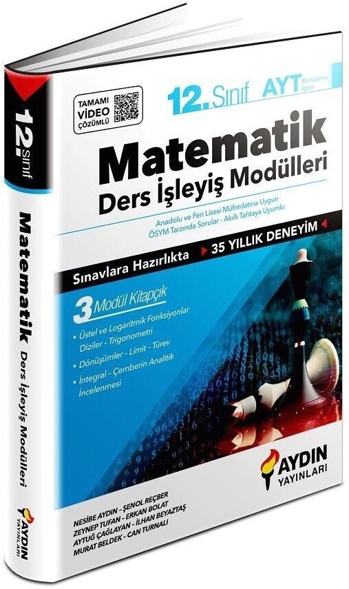 Aydın Yayınları 12. Sınıf Matematik Ders İşleyiş Modülleri