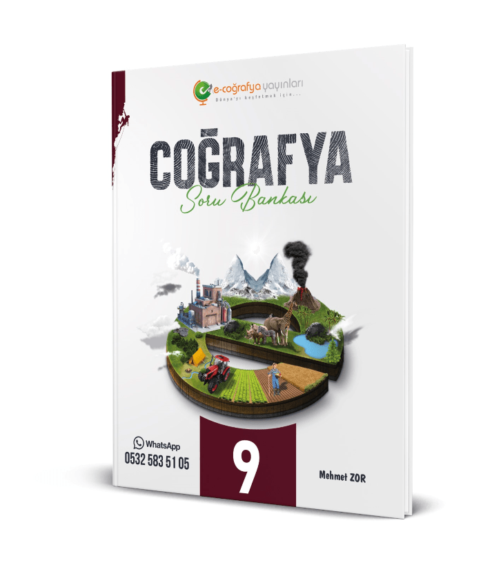 E-coğrafya Yayınları 9. Sınıf Coğrafya Soru Bankası