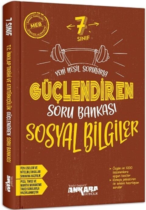 Ankara Yayıncılık 7. Sınıf Güçlendiren Soru Bankası - Sosyal Bilgiler