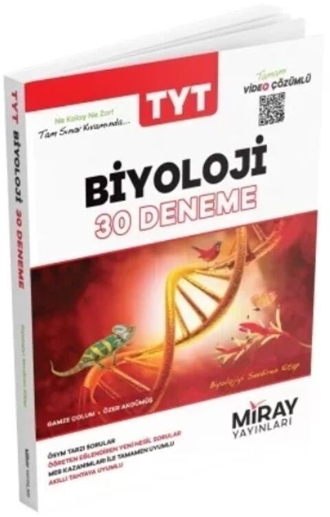 Miray Yayınları TYT Biyoloji 30 Deneme