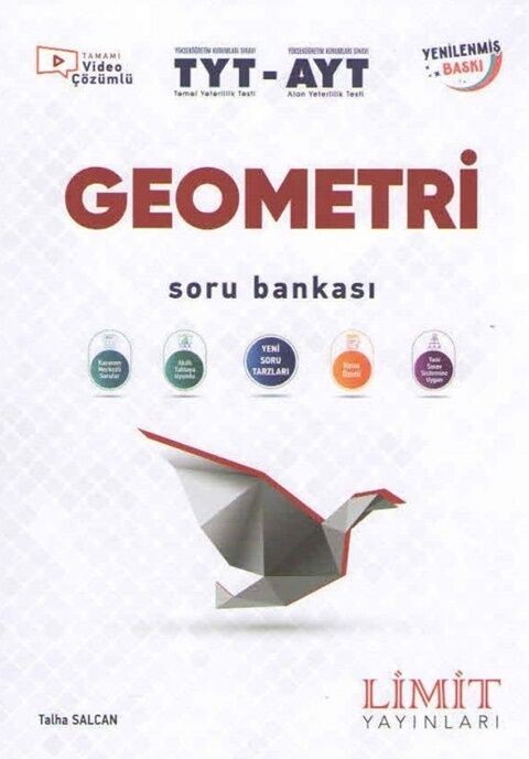 Limit Yayınları  Tyt Ayt Geometri Soru Bankası