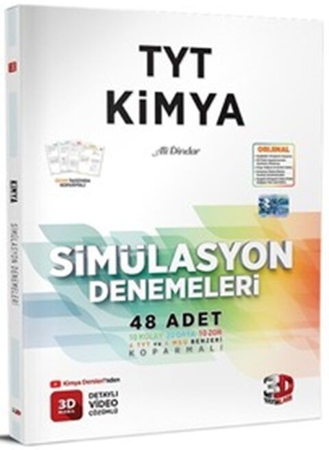 3D Yayınları TYT Kimya Simülasyon 48 Deneme