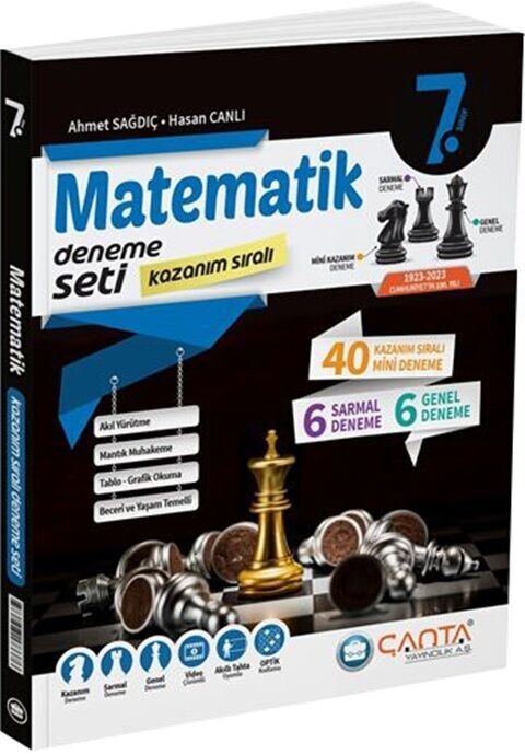 Çanta Yayınları 7. Sınıf Matematik Kazanım Sıralı Deneme Seti