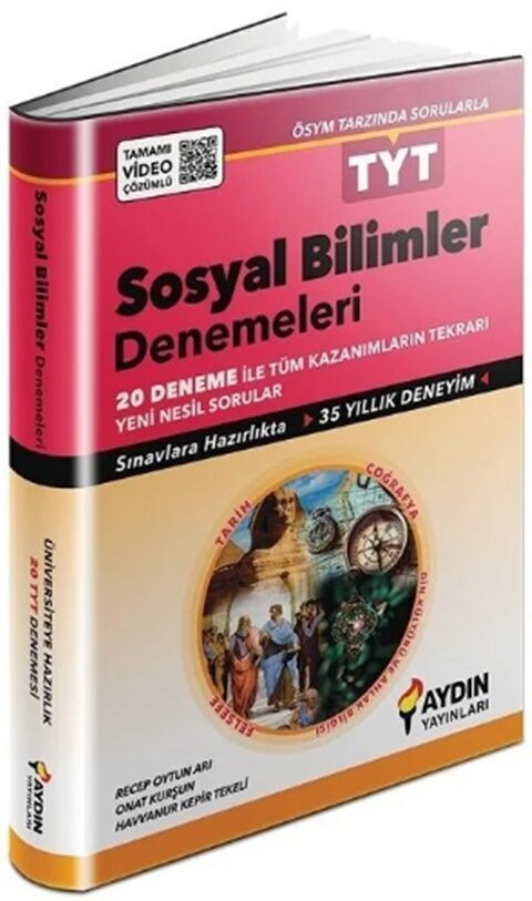 Aydın Yayınları TYT Sosyal Bilimler 20 Deneme