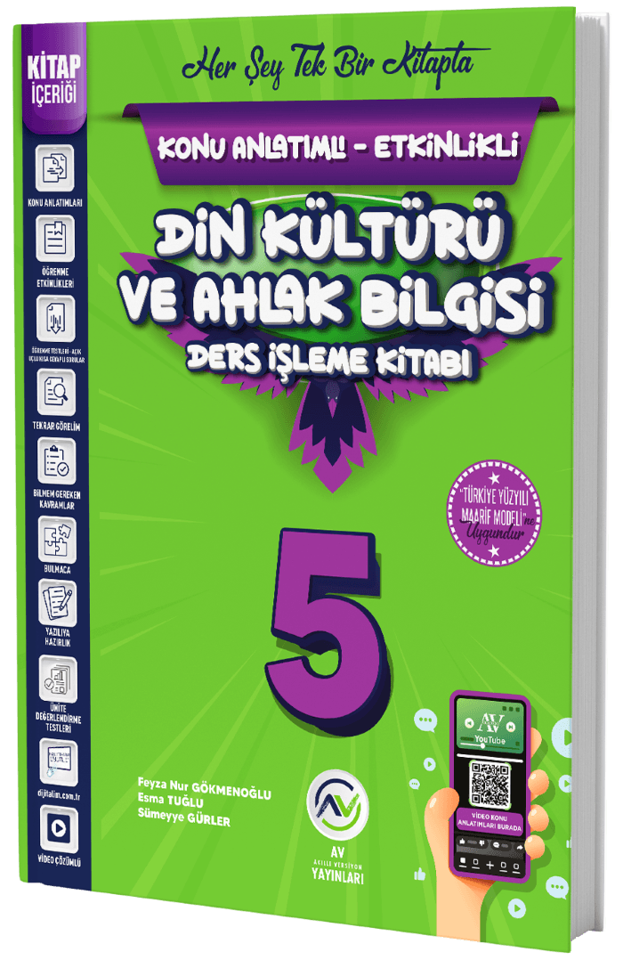 Av Yayınları 5. Sınıf Din Kültürü ve Ahlak Bilgisi Ders İşleme Kitabı