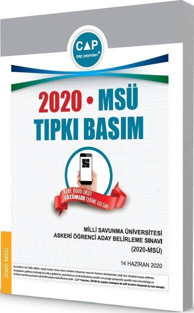 Çap Yayınları Üniversiteye Hazırlık MSÜ 2020 Tıpkı Basım