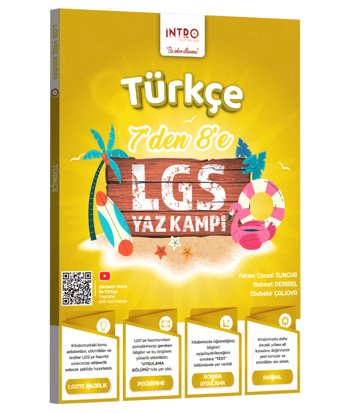 İntro Yayınları 7 den 8 e LGS Türkçe Yaz Kampı
