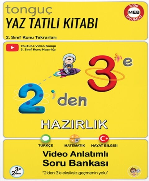 2`den 3`e Hazırlık Kitabı Tonguç Akademi