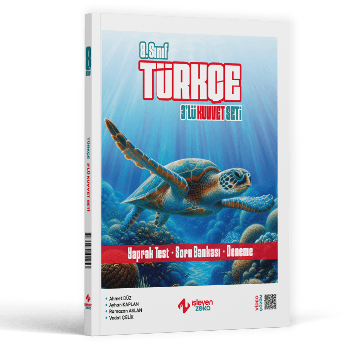 İşleyen Zeka Yayınları 8. Sınıf Türkçe 3 lü Kuvvet Serisi Seti