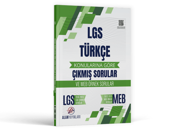 Alan Yayınları 8. Sınıf LGS Türkçe Konularına Göre Çıkmış Sorular