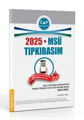 Çap Yayınları Üniversiteye Hazırlık MSÜ 2025 Tıpkı Basım