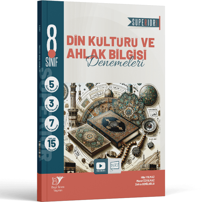 Beyin Takımı Yayınları 8. Sınıf LGS Din Kültürü ve Ahlak Bilgisi Superıor 15 li Deneme