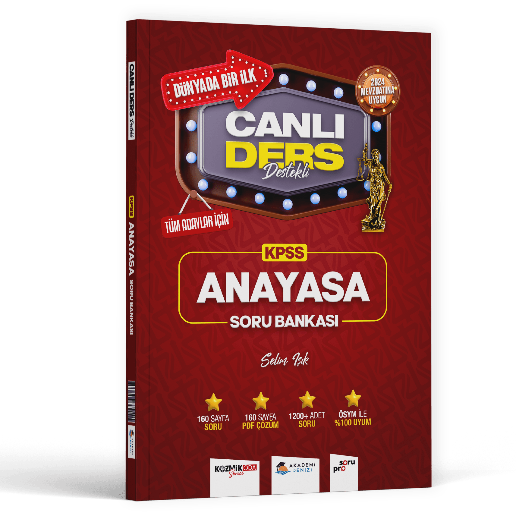 Akademi Denizi Yayınları KPSS Anayasa Canlı Ders Destekli Soru Bankası