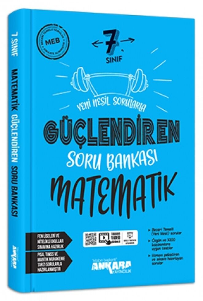 Ankara Yayıncılık 7. Sınıf Güçlendiren Soru Bankası - Matematik