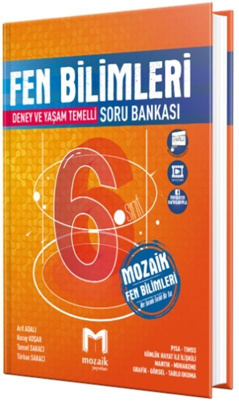 Mozaik Yayınları 6. Sınıf Fen Bilimleri Soru Bankası