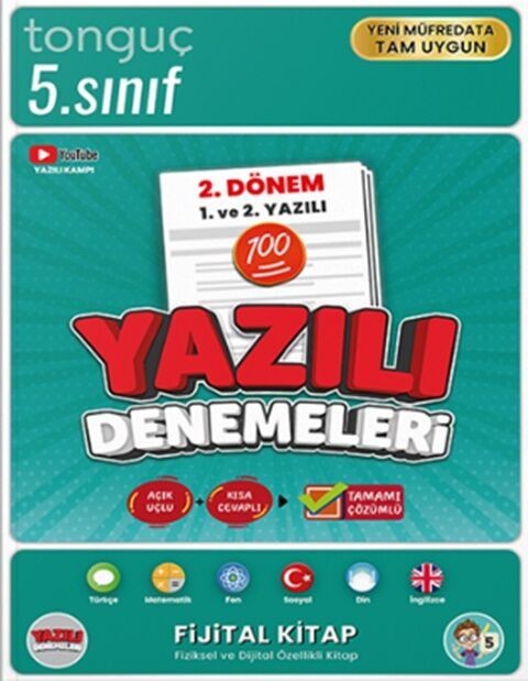 5. Sınıf Yazılı Denemeleri 2. Dönem 1 ve 2. Yazılı Tonguç Akademi