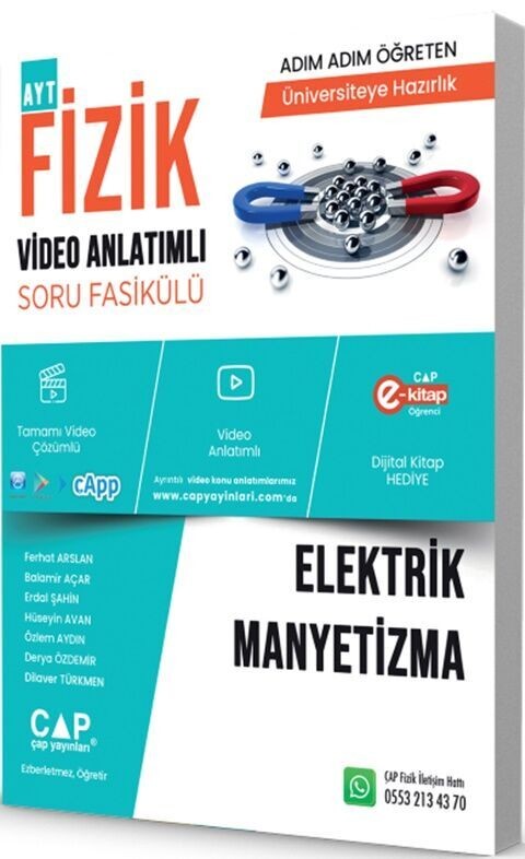 Çap Fizik Elektrik Manyetizma Konu Anlatımlı Soru Bankası