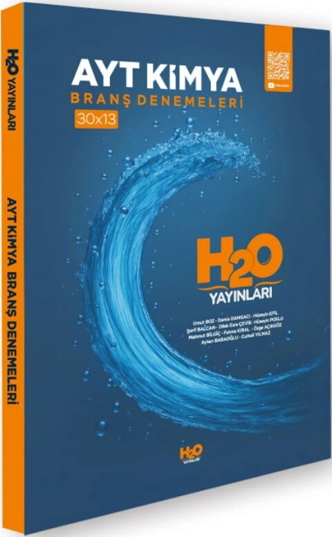 H2O Yayınları AYT Kimya 30 x 13 Branş Denemeleri
