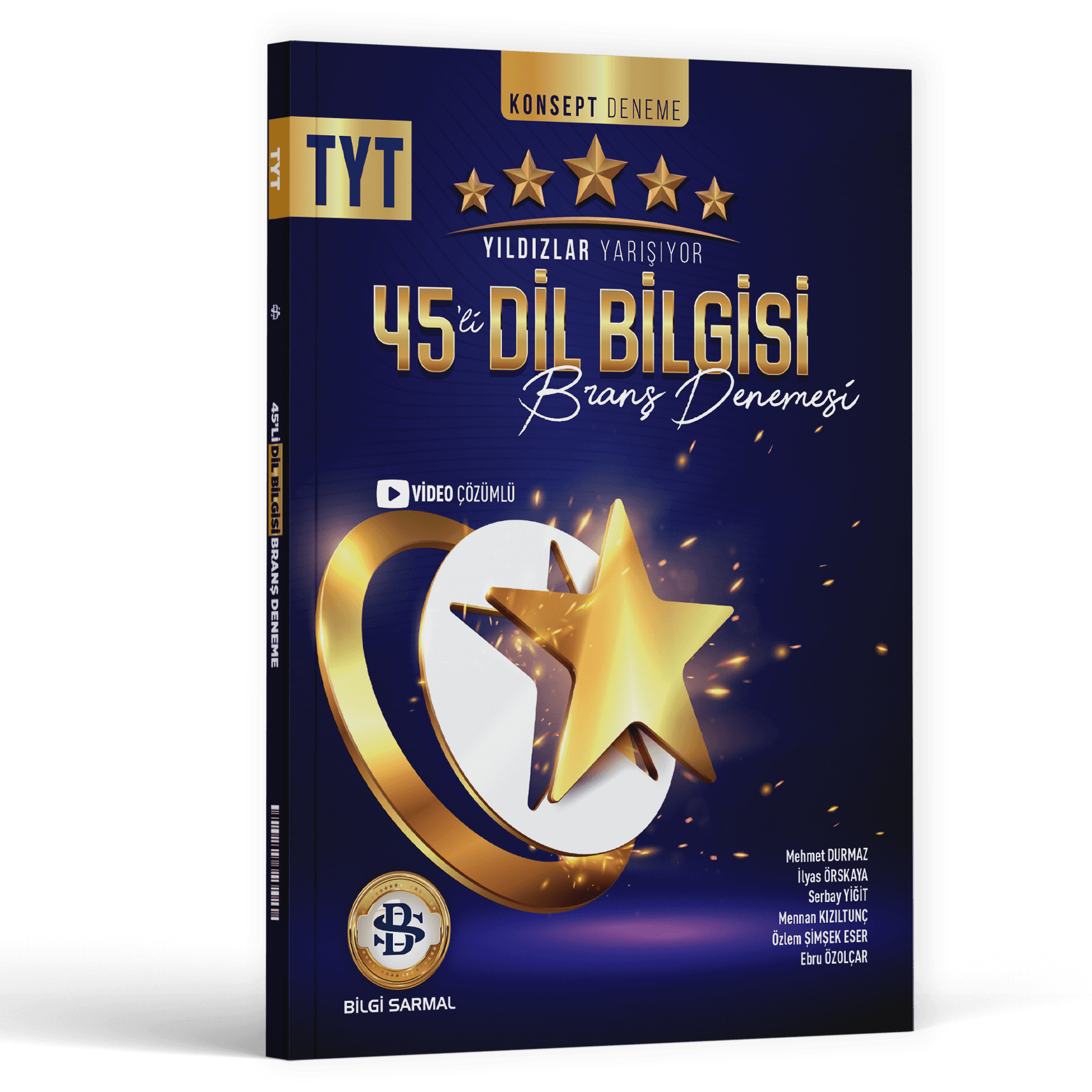 Bilgi Sarmal Yayınları TYT Dil Bilgisi Yıldızlar Yarışıyor 45 li Branş Denemesi