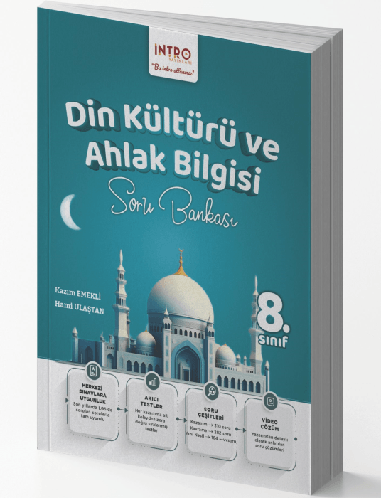 İntro Yayınları 8. Sınıf Din Kültürü ve Ahlak Bilgisi Soru Bankası
