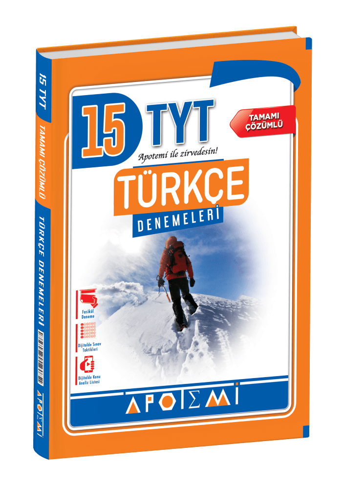 Apotemi Yayınları Tyt Türkçe 15 li Deneme