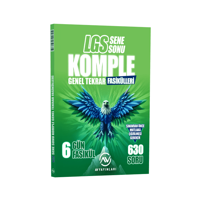 Av Yayınları 8. Sınıf LGS Komple Genel Tekrar Fasikülleri