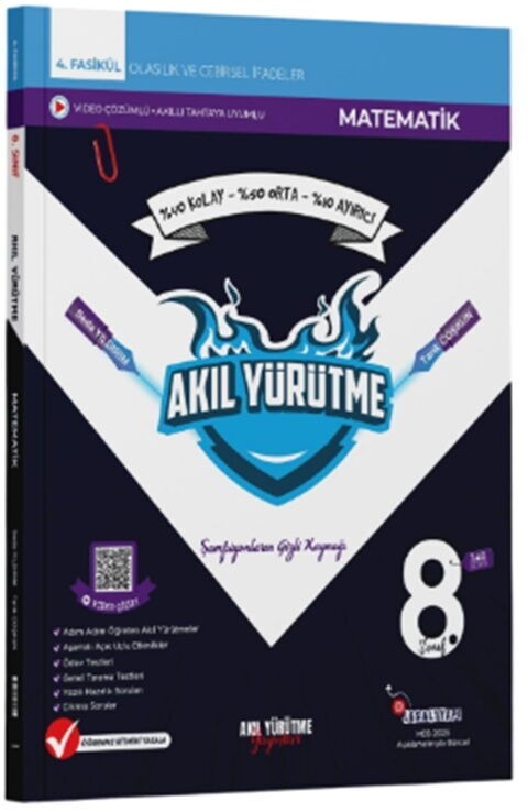 Akıl Yürütme Yayınları 8. Sınıf Olasılık ve Cebirsel İfadeler 4. Fasikül