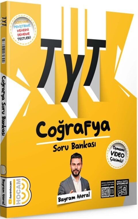 Benim Hocam Yayınları TYT Coğrafya Tamamı Çözümlü Soru Bankası Öğrenme Pekiştirme Kendini Deneme Testleri