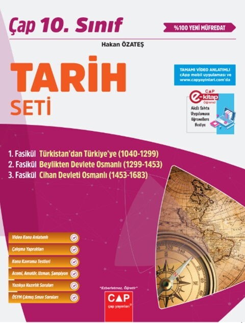 Çap Yayınları 10. Sınıf Tarih Seti