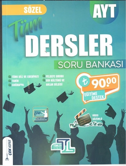 Tümler Yayınları AYT Tüm Dersler Sözel Soru Bankası