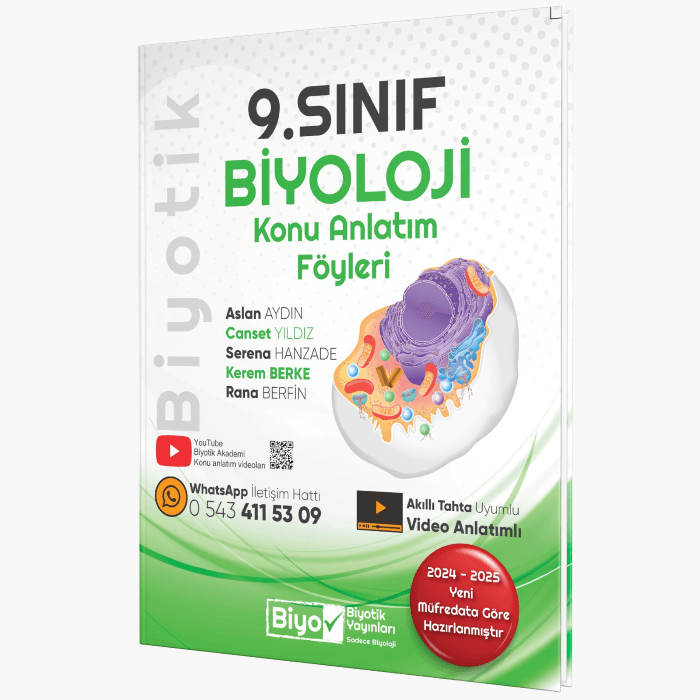 Biyotik Yayınları 9. Sınıf Biyoloji Konu Anlatım Föyleri