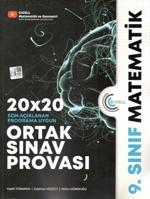 C1cell Yayınları 9. Sınıf Matematik 20 x 20 Ortak Sınav Provası