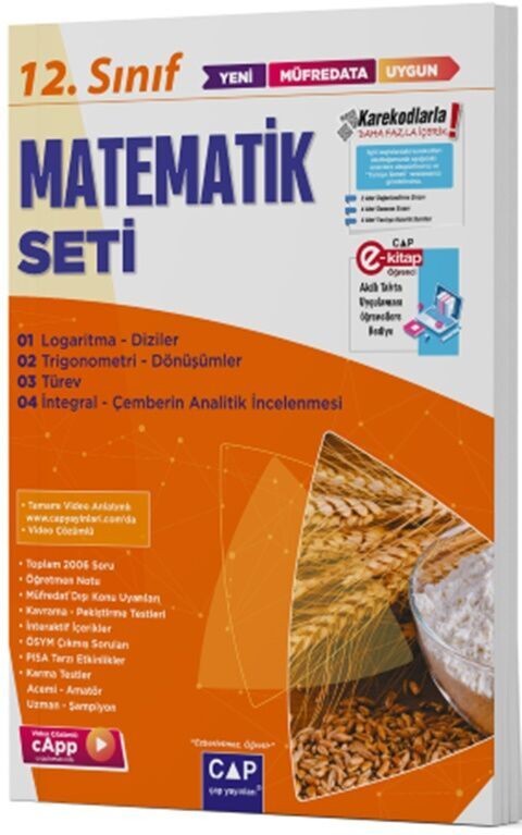 Çap Yayınları 12. Sınıf Anadolu Matematik Seti