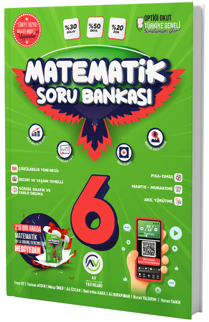 Av Yayınları 6. Sınıf Matematik Soru Bankası
